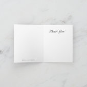 Carte Impression feuille japonaise, noir et blanc (Intérieur)