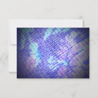 Carte Impression florale bleue