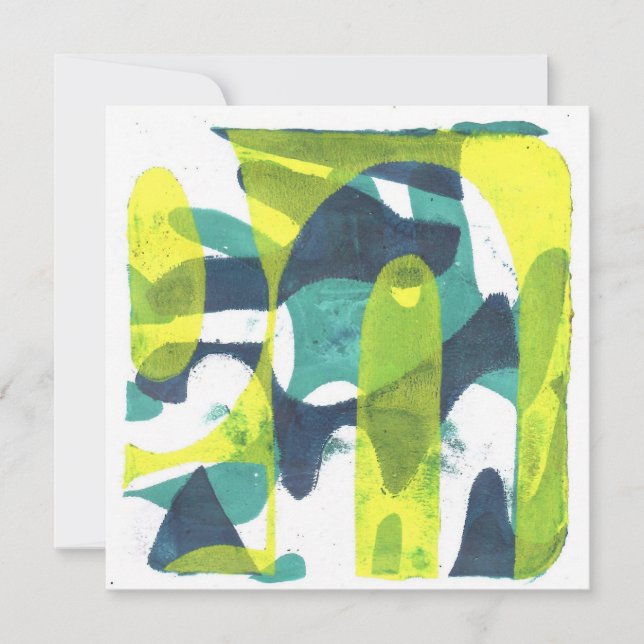 Carte Impression gelée à travers la canopée (Devant)