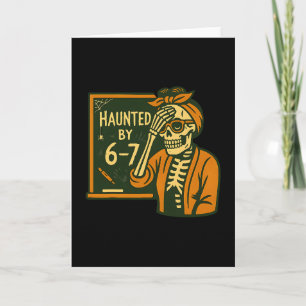 Carte Impression Halloween effrayante 67 Six Sept Mème 1