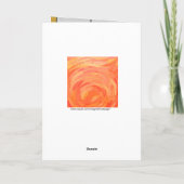 Carte Impression Mondrial jaune rose (Dos)