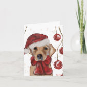 Carte Impression sur toile Labrador Retriever (Devant)