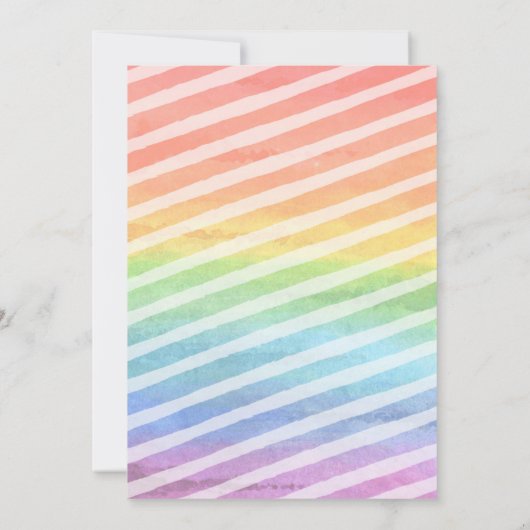 Carte impression unicorne (Dos)