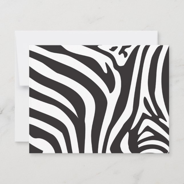 Carte Impression Zebra (Devant)