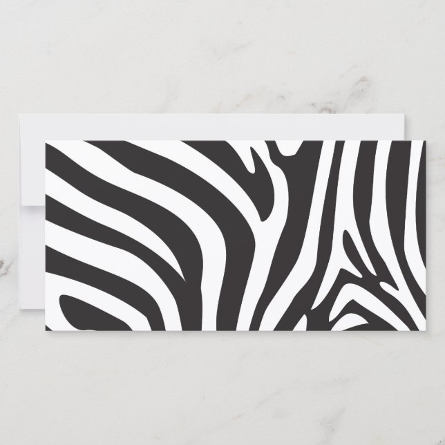 Carte Impression Zebra (Devant)