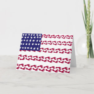 Carte Impressions de personnes Drapeau