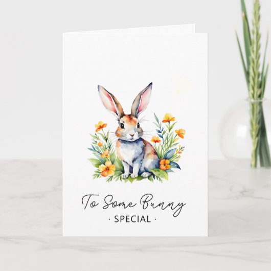 Carte imprimable Some Bunny Loves You (Devant)