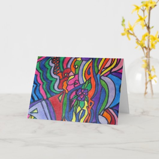 Carte Imprimer l'impression # 2 (Fleur jaune)