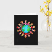 Carte In A World Be Kind Sitive Kids Choose Kindness Day (Fleur jaune)