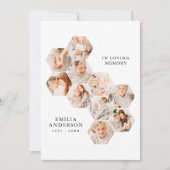 Carte In Loving Memory Memorial Modern 10 Photos (Devant)