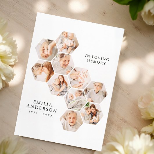 Carte In Loving Memory Memorial Modern 10 Photos