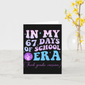Carte In My 67 Days Of School Era Third Grade Version Di (Fleur jaune)