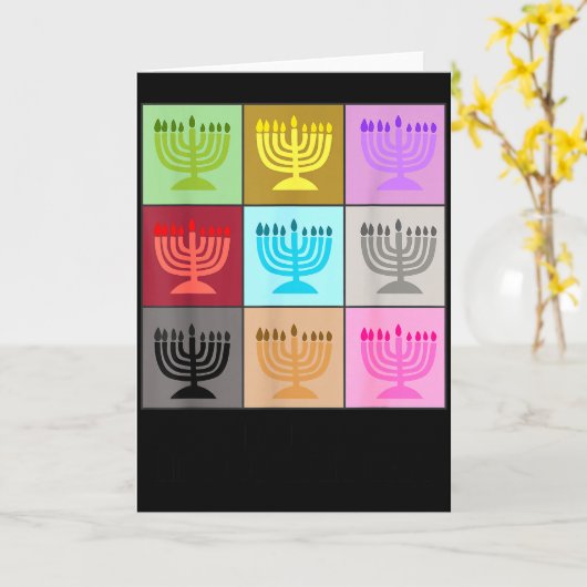 Carte In My Hanukkah Era Ugly Jewish Xmas Funny Christma (Fleur jaune)
