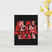 Carte In My Heart Warrior Era Chd Heart Disease Awarenes (Fleur jaune)