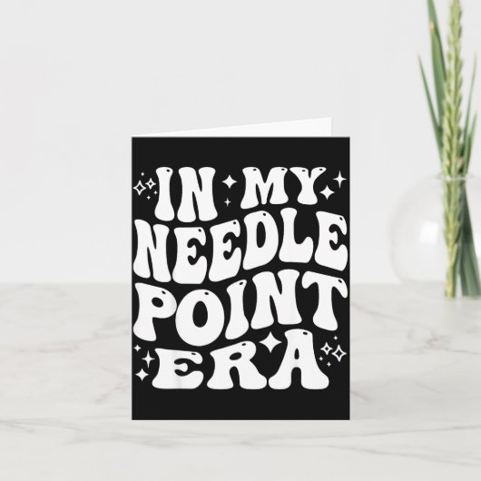 Carte In My Needleint Era Ing Crafter Hobby  (Devant)