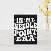 Carte In My Needleint Era Ing Crafter Hobby  (Fleur jaune)