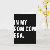 Carte In My Rom Com Era - Funny Eras Trend Saying Valent (Fleur jaune)
