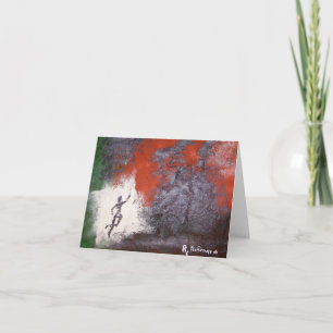 Carte In Route Blank Notecard