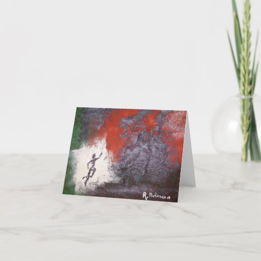 Carte In Route Blank Notecard (Devant)