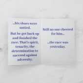 Carte "In the race of life..." #2 Joke (Any) (Intérieur)