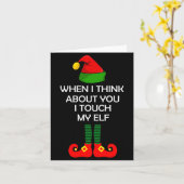 Carte Inappropriate Christmas Shirt Funny Xmas  (Fleur jaune)