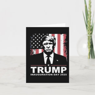Carte Inauguration 2025 du président Donald Trump 47e Pr