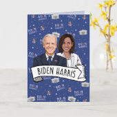 Carte Inauguration de Biden Harris (Fleur jaune)