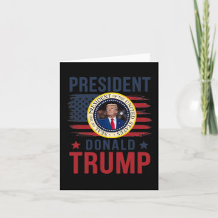 Carte Inauguration du président Donald Trump Janvier 202