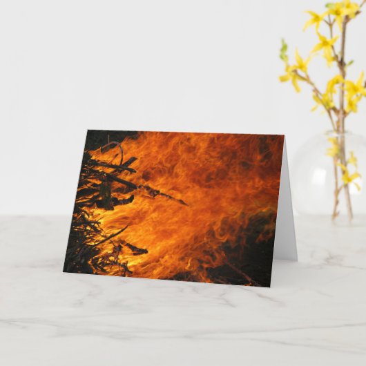 Carte Incendie (Fleur jaune)