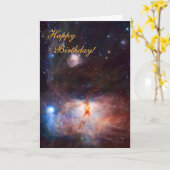 Carte Incendies de la flamme Nebula - Joyeux anniversair (Fleur jaune)