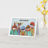 Carte Inclownito (Greeting Card) (Fleur jaune)