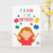 Carte Inclusion Matters - Be Different (Fleur jaune)