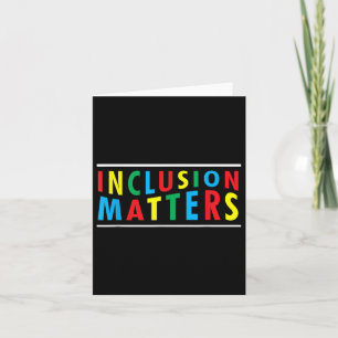 Carte Inclusion S - Sensibilisation sur l'autisme