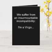 Carte Incompatibilité de Vierge (Fleur jaune)