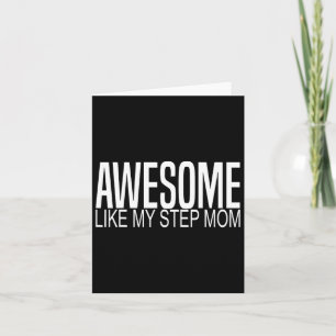 Carte Incroyable comme ma belle-mère Funny Famille T-shi