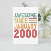 Carte Incroyable depuis 2000 Cadeau vintage pour 20e ann (Debout devant)