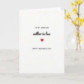 Carte Incroyable pour une Belle-Mère (Fleur jaune)