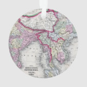 Carte | Inde, Thibet, Chine et Se Asie de Mitchell (dos)