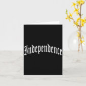 Carte Indépendance (Fleur jaune)