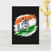 Carte India Cricket 3  (Fleur jaune)