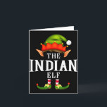 Carte Indian Elf Group Funny Christmas Pajama Party<br><div class="desc">Indian Elf Group Funny Christmas Pajama Party</div>