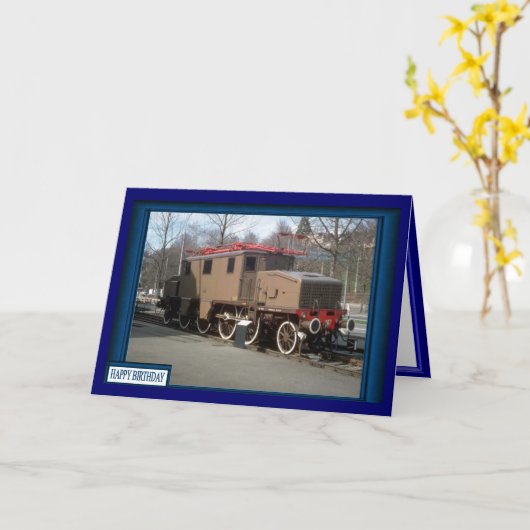 Carte Indian mountain train (Fleur jaune)