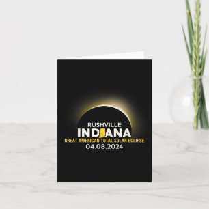 Carte Indiana Dans Total Solaire Eclipse 2024