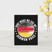 Carte Indicateur Allemand _ _ Ne Me Faites Pas Utiliser (Fleur jaune)