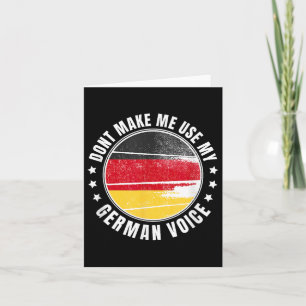 Carte Indicateur Allemand _ _ Ne Me Faites Pas Utiliser