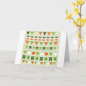 Carte indicateur Jour de la Saint Patrick (Fleur jaune)