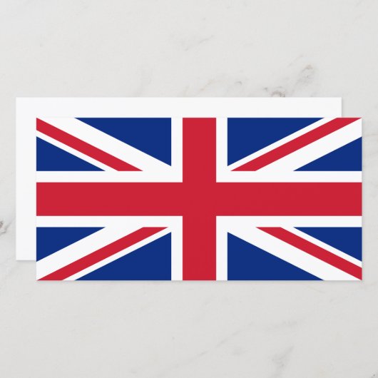 Carte Indicateur Union Jack (Devant / Derrière)