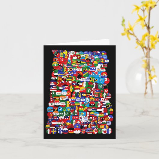 Carte Indicateurs du monde du pays (Fleur jaune)