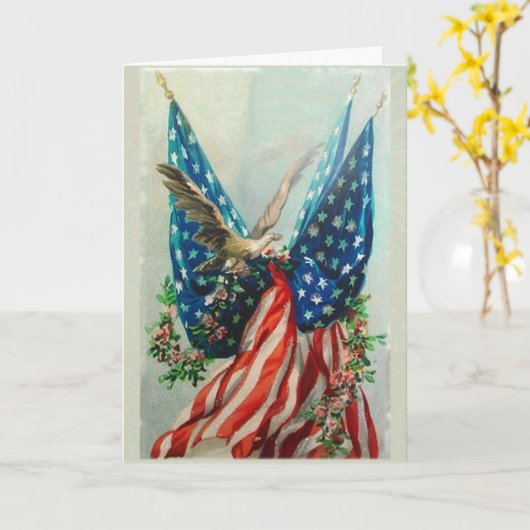 Carte Indicateurs vintages américains (Fleur jaune)