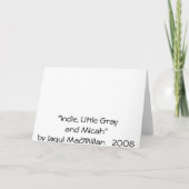 Carte Indie, Little Gray et Micah (Dos)